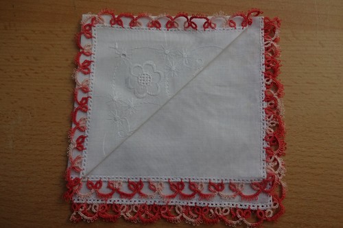 Damentaschentuch occhi spitze - damentaschentuch,