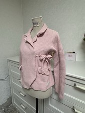 Odd Molly Strickjacke Blazer Rosa Schleifen Gr. 2 828 100% Baumwolle Neuwertig