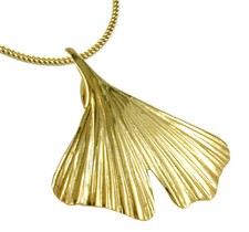 375 ECHT GOLD *** Ginkgo