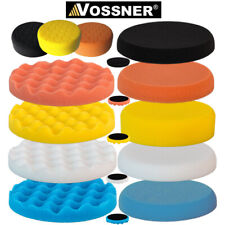 Vossner® Polierschwamm Polierpad Auto Polierscheibe Ø150mm Klett KFZ Autolack 