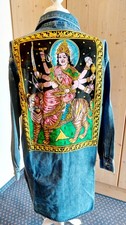 Jeanskleid Upcycling Ethno