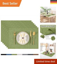 Elegante Leinen Tischsets 6er