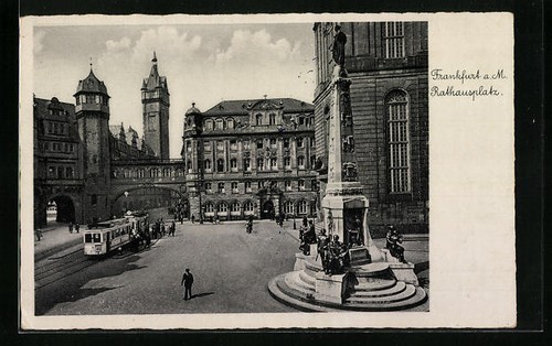 Ansichtskarte frankfurt m - ansichtskarte,