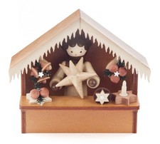 Miniatur weihnachtsmarktbude - miniatur,