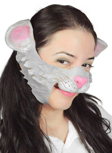 Schmusekatze maske fasching - -,