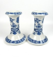 2 Porzellan Kerzenständer