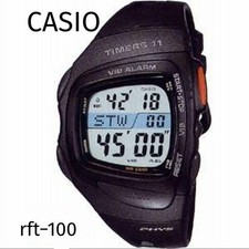 CASIO PHYS RFT-100 Schiedsrichteruhr mit 11 Funktionen und Vibrationsalarm