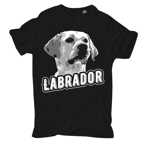 Shirt labrador hell porträt - t-shirt,