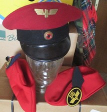 Konvolut 3 Kopfbedeckung Deutsche Bundesbahn Schirmmütze Gr 57 keine Reichsbahn