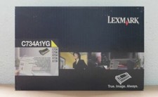 Original Lexmark C734A1YG Toner yellow für C734 C736 X734 X736 X738 Karton C