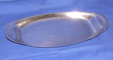 Servierplatte silber Fleischplatte 37 x 20 cm #6531