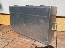 Großer Vintage Alukoffer / Piloten (Safari) -Koffer aus Aluminium – Retro Look