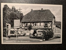 Ak Stolberg Harz, Zum Bürgergarten, Tankstelle Zapfsäule 