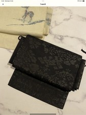 Japanischer Vintage Fukuro Obi Gürtel Kimono Stoff Seide Traditionell