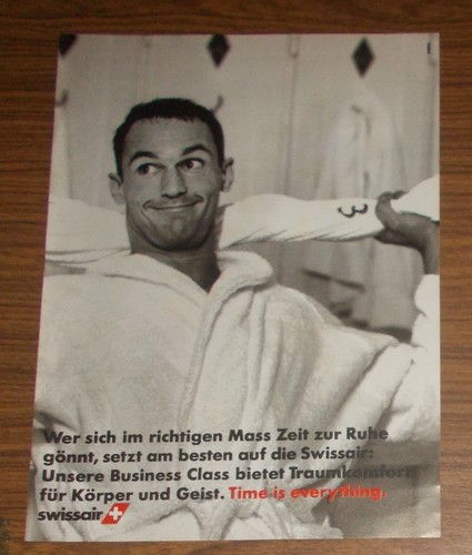Seltene werbung swissair - seltene,