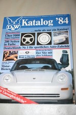 D&W Katalog 1984, DER Tuning & Autozubehör Katalog , auto sport zubehör, D & W