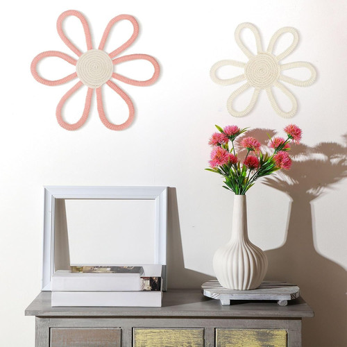 Boho gänseblümchen gewebte - gänseblümchen,