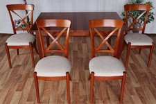 Nr.1584+ 2032a Grange  4 Stühle, Esstisch Kirsche Vollholz