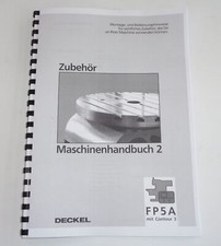 Maschinenhandbuch 2 Deckel