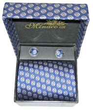 Seidenschlipps Krawatten Set