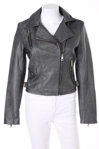 Zebra faux leather jacket - zebra,
