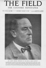 HARRY FRANKS Präsident der Royal Dublin Society Vintage Print 1938