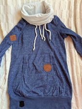 Damen Sweatkleid Longsweatshirt  Gr. 40/42  blau  bpc   top Zustand  ungetragen