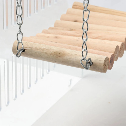 Vogel kletterleiter holz - vogel,