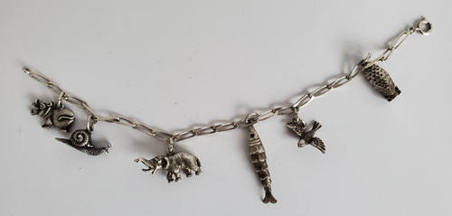 Armband mit silber tier - mit,