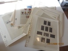 Posten von 100 Lindner T Blättern Blankoblätter meist 3-5 Streifen