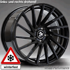 20 Zoll UX9 Alufelgen 9,5x20 5x112 ET30 schwarz glänzend für Audi