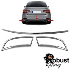 3 Stück Edelstahl Auspuff