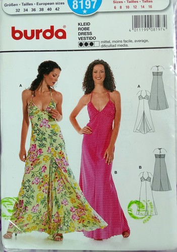 Burda kleid 8197 schnittmuster - 8197,