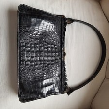 Handtasche Vintage Kroko Leder