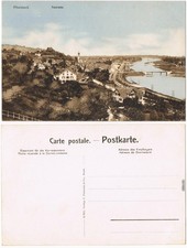 Rheineck SG Stadt, Bahnhof colorierte Ansichtskarte Sankt Gallen1912