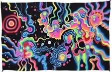 Goa Wandtuch, UV Schwarzlicht