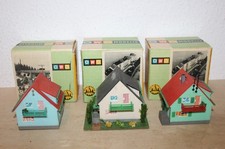 OWO 3 Siedlungshäuser mit Balkon H0/TT Fertigmodelle DDR, mit OVP, gebraucht