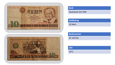 Mark staatsbank der ddr - 10,