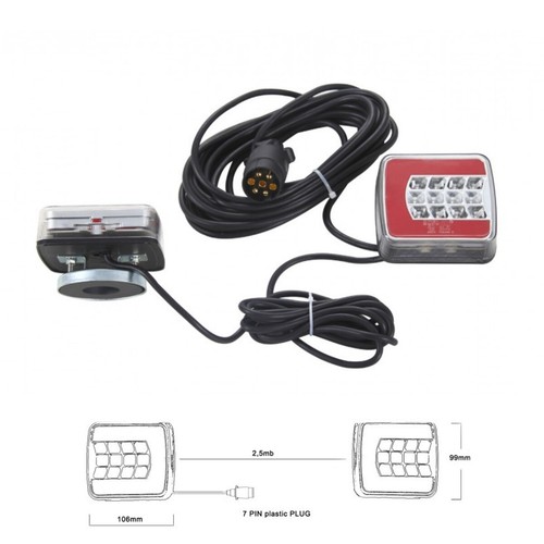 Led rückleuchten set polig - led,