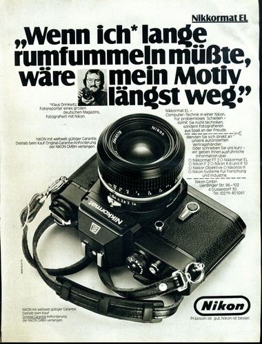 Nikon nikkormat klaus - --, el--