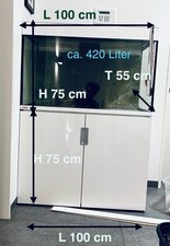 EHEIM Aquarium +Unterschrank + 4+600 Pumpe +Mega Zubehör +Deko XXL Komplett Set