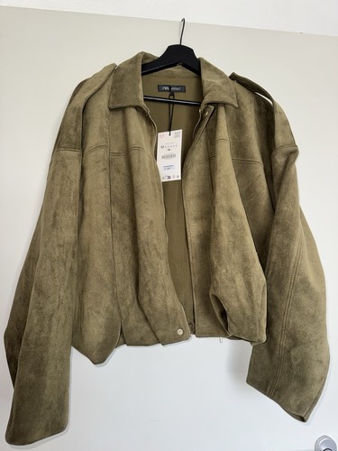 Zara neu faux suede jacke - neu,