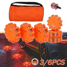 3/6xWarnleuchte Auto LED Warnleuchte Magnet Verkehr Unfall Panne Warnleuchte LKW