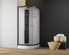 Geo Fix Komplettdusche, Komplettkabine Runddusche 90 x 90 x 215 cm TOP ANGEBOT