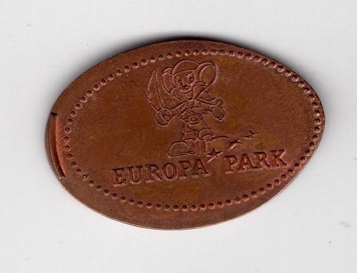 Elongated coin europa park - elongated, europa-park