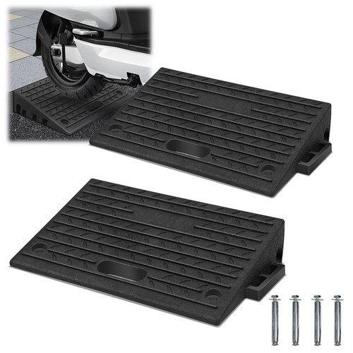 Auffahrrampe rollstuhlrampe - 2x,