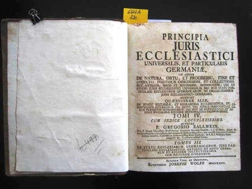 Principia juris ecclesiastici - principia,