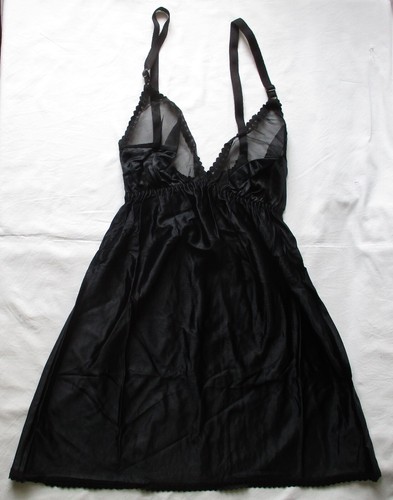 Ddr dessous hemd schwarz - dessous, bh-hemd