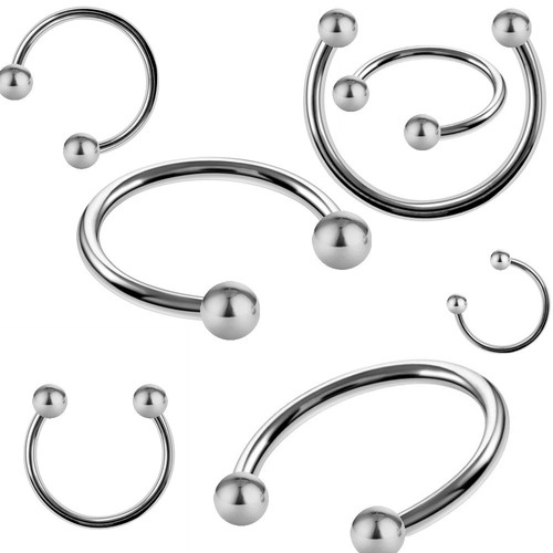 6mm 14mm hufeisen piercing - 6mm-14mm,