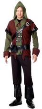 Robin hood kostüm - hood, herren